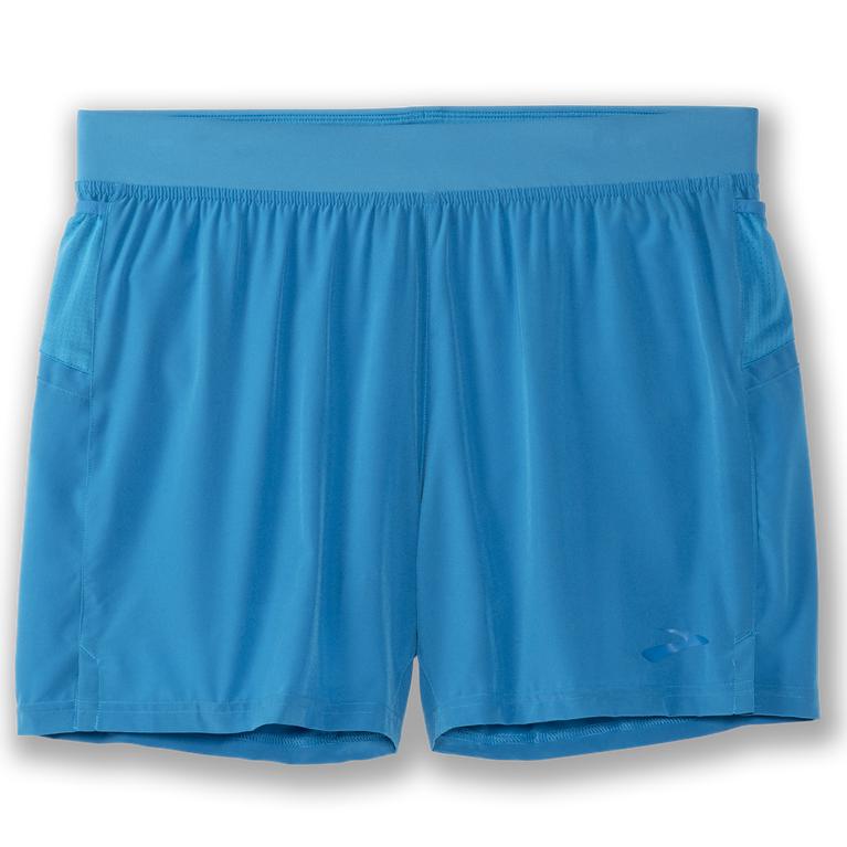 Brooks Mens Sherpa 5 2-In-1 Running Shorts - Electric Blue (732065-YJV)